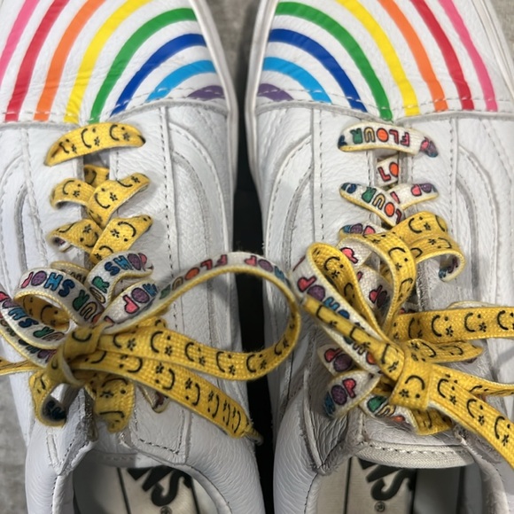VANS X FLOUR SHOP by Amirah Kassem Rainbow Sneakers Women's 6.0 - Picture 9 of 9